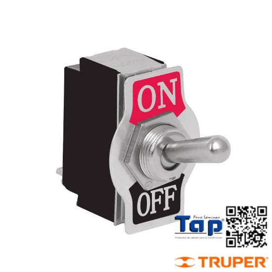 Imagen de INTERRUPTOR PALANCA 2 TORNILLOS VOLTECK