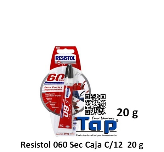 Imagen de Resistol 060 Sec Caja C/12  20 g