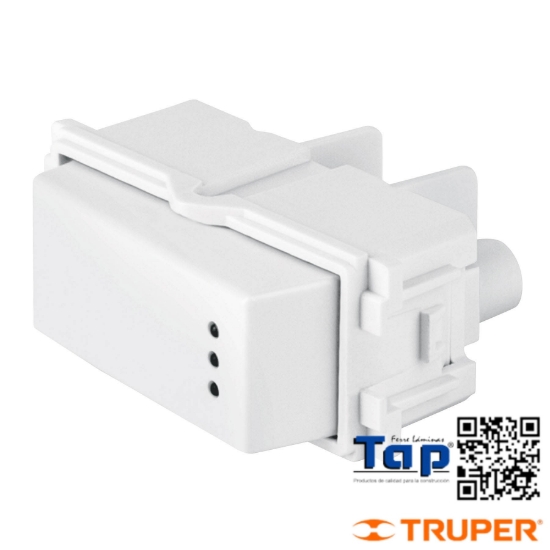 Imagen de INTERRUPTOR SENCILLO C LUZ PILOTO LINEA ITALIANA BLANCO
