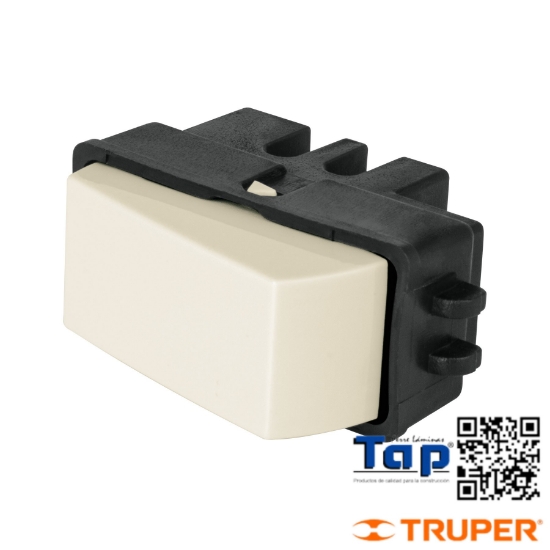 Imagen de INTERRUPTOR SENCILLO MARFIL LÍNEA VOLTECK BASIC