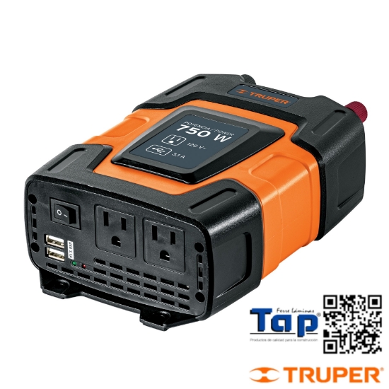 Imagen de INVERSOR CORRIENTE  750 W TRUPER