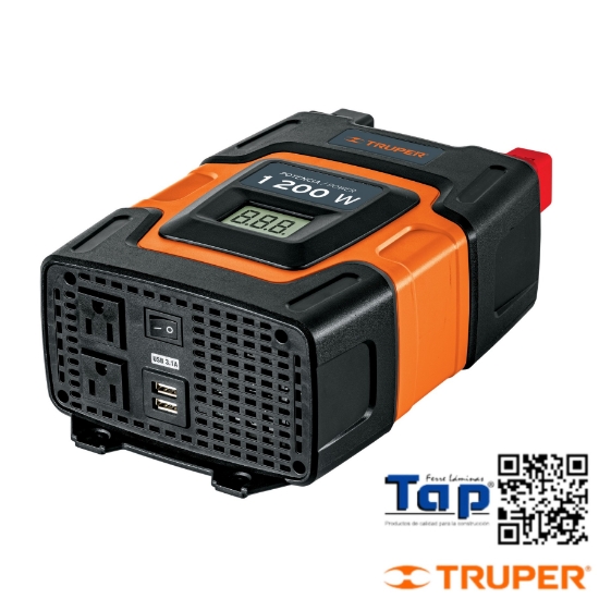 Imagen de INVERSOR CORRIENTE 1200 W TRUPER