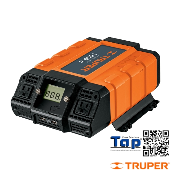 Imagen de INVERSOR CORRIENTE 1500 W TRUPER