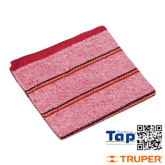 Imagen de JERGA ROJA SARGA GRUESA 1 MX48 CM KLINTEK