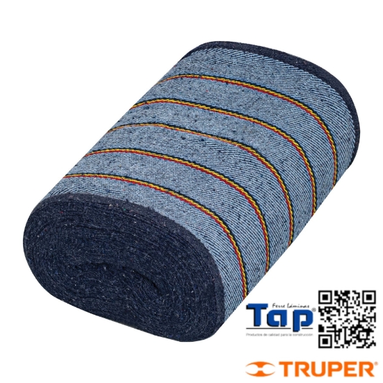 Imagen de JERGA SARGA GRUESA AZUL KLINTEK ROLLO 25M