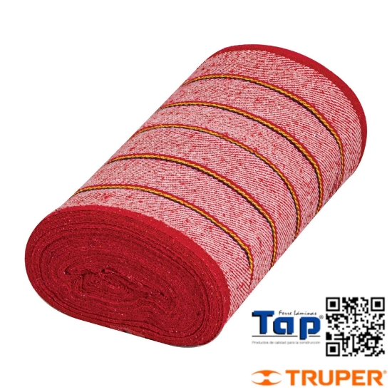 Imagen de JERGA SARGA GRUESA ROJA KLINTEK ROLLO 25M