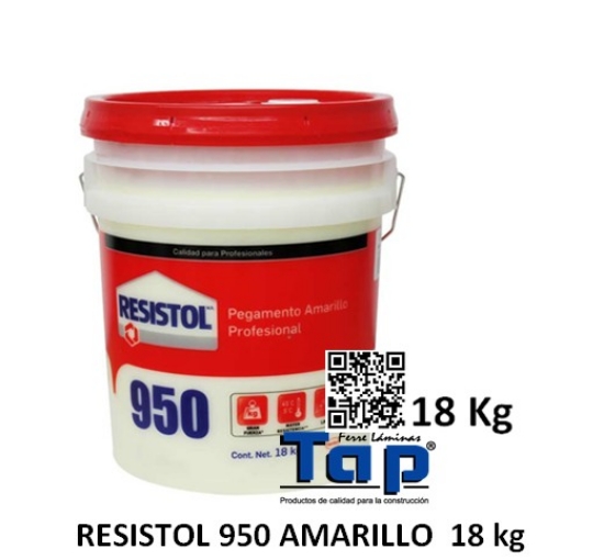 Imagen de RESISTOL 950 AMARILLO  18 kg