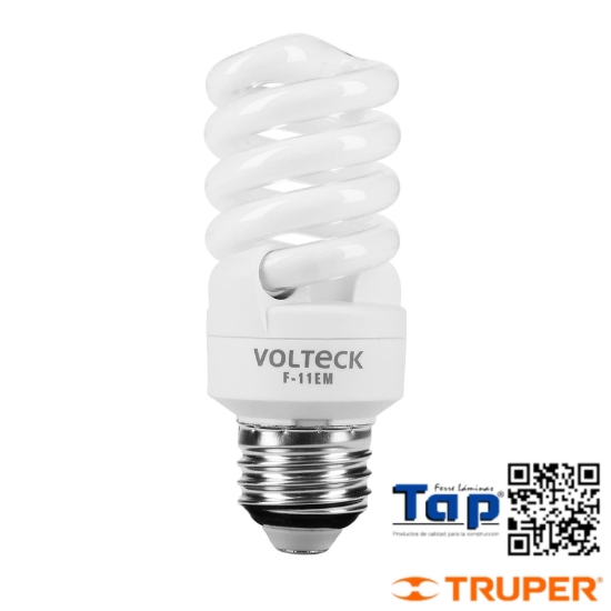 Imagen de LAMP ESPIRAL MINI T2 11 W LUZ DIA EN BLISTER VOLTECK