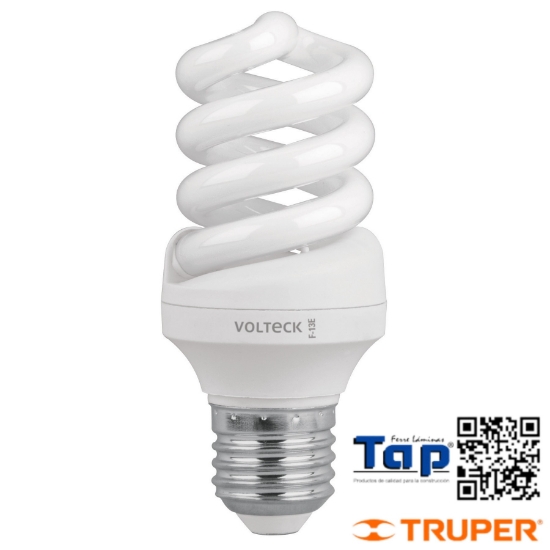 Imagen de LAMP ESPIRAL T3 13 W LUZ DIA EN BLISTER VOLTECK