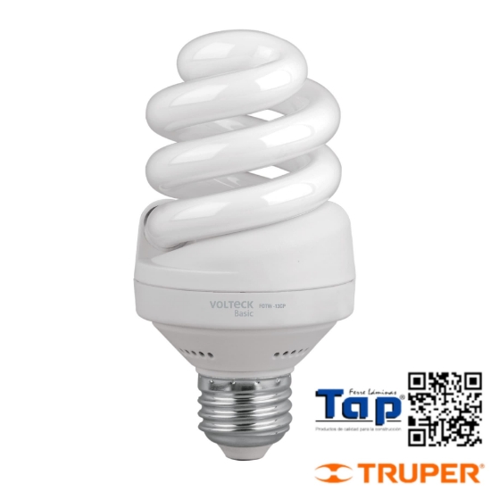 Imagen de LAMP ESPIRAL T4 13 W LUZ DIA EN CAJA VOLTECK