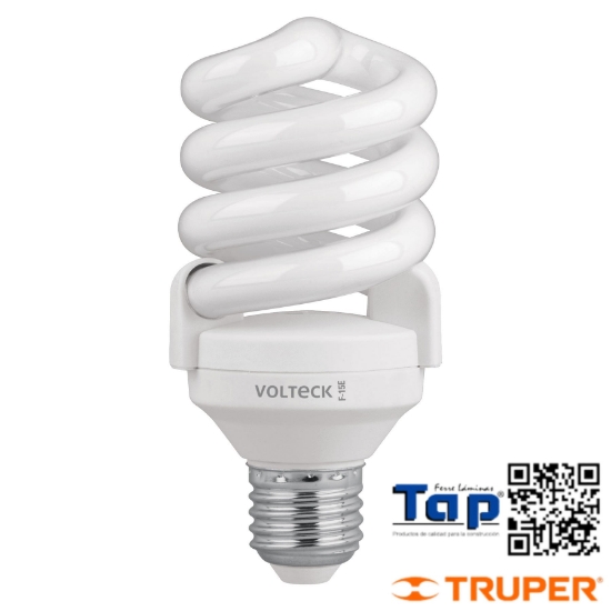 Imagen de LAMP ESPIRAL T4 15 W LUZ DIA EN BLISTER VOLTECK