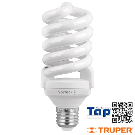 Imagen de LAMP ESPIRAL T4 24 W LUZ DIA EN BLISTER VOLTECK