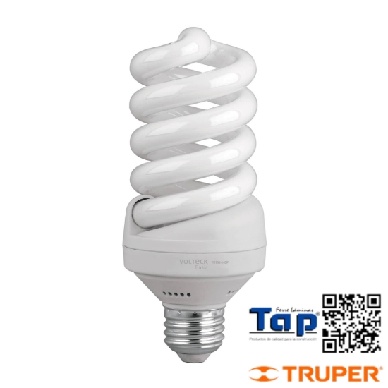 Imagen de LAMP ESPIRAL T4 24 W LUZ DIA EN CAJA VOLTECK