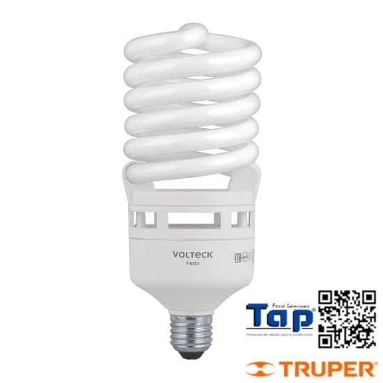 Imagen de LAMP ESPIRAL T4 65 W ALTA POTENCIA LUZ DIA CAJA