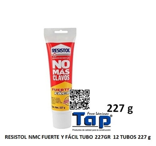 Imagen de RESISTOL NMC FUERTE Y FÁCIL TUBO 227GR  12 TUBOS 227 g