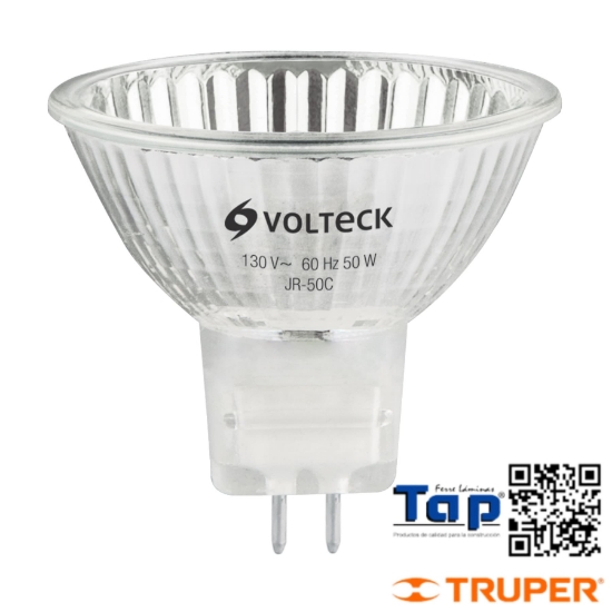 Imagen de LAMP HALOGENO TRANSP. 50 W T MR16 EN CAJA VOLTECK