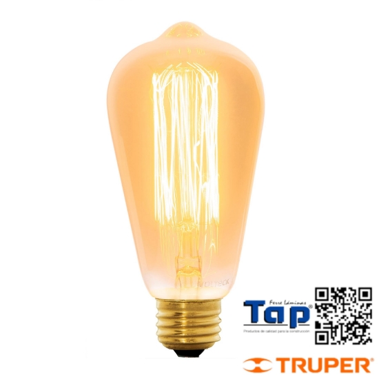 Imagen de LAMP INCANDESCENTE VINTAGE 40 W T EDISON VOLTECK