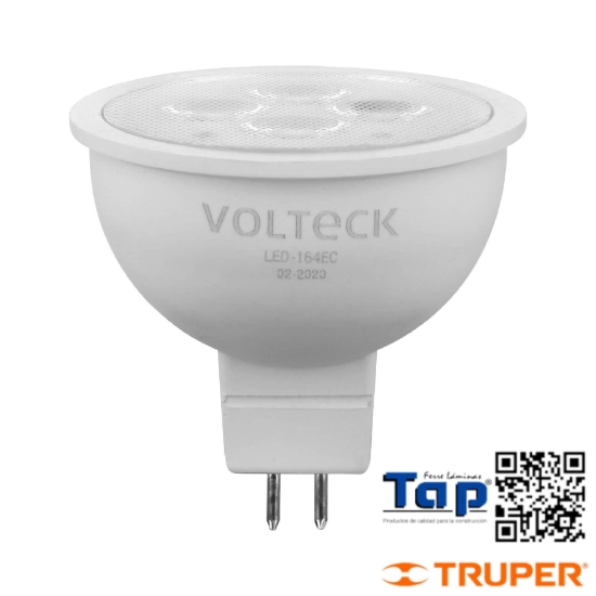 Imagen de LAMP LED    4 W T MR 16 BASE GU5.3 LUZ CALIDA BLISTER