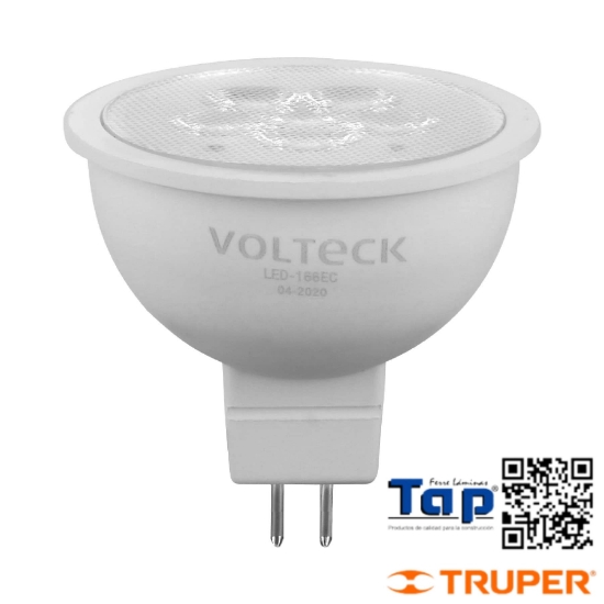 Imagen de LAMP LED    6 W T MR 16 BASE GU5.3 LUZ CALIDA BLISTER