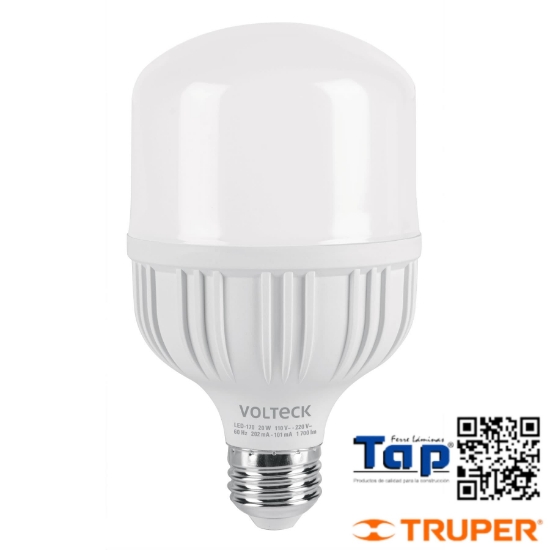 Imagen de LAMP LED ALTA POTENCIA 20 W LUZ DIA CAJA VOLTECK