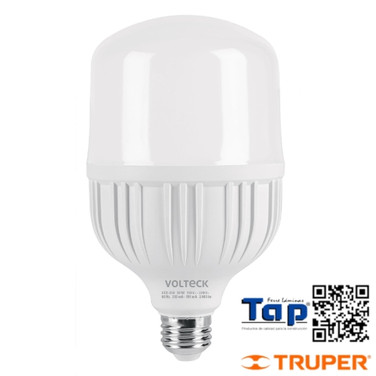 Imagen de LAMP LED ALTA POTENCIA 30 W LUZ DIA CAJA VOLTECK