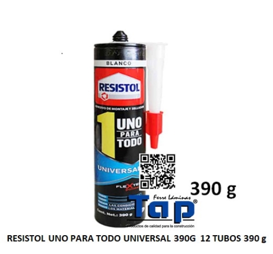 Imagen de RESISTOL UNO PARA TODO UNIVERSAL 390G  12 TUBOS 390 g