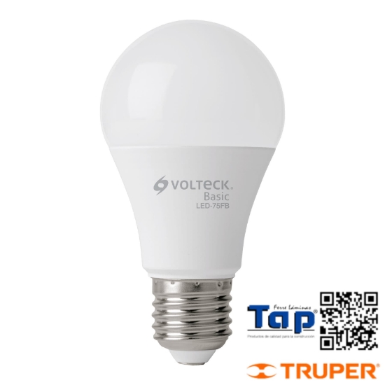 Imagen de LAMP LED T BULBO A19 10 W LUZ DIA CAJA VOLTECK