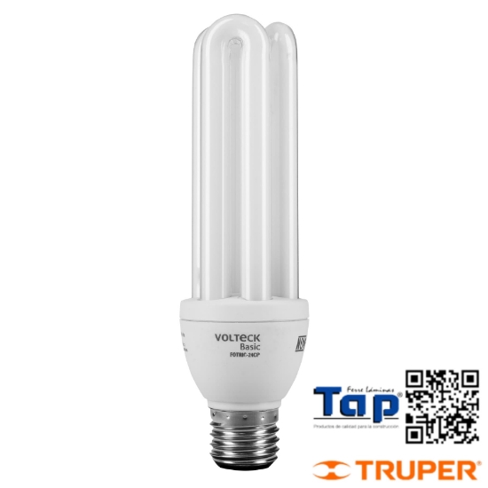 Imagen de LAMP TRIPLE T4 24 W LUZ CALIDA EN CAJA VOLTECK