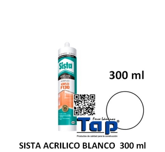Imagen de SISTA ACRILICO BLANCO  300 ml