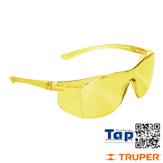Imagen de LENTE SEGURIDAD AMBAR TRUPER ULTRALITE