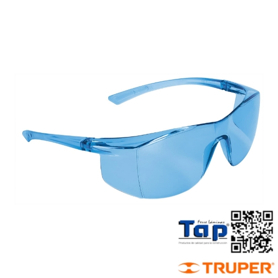 Imagen de LENTE SEGURIDAD AZULES TRUPER ULTRALITE