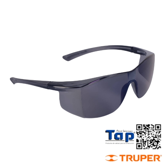 Imagen de LENTE SEGURIDAD ESPEJO AZUL TRUPER ULTRALITE