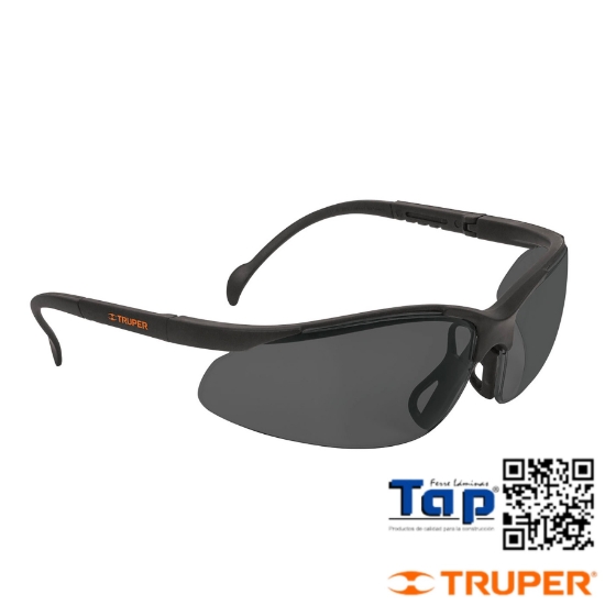 Imagen de LENTE SEGURIDAD GRISES TRUPER VISION
