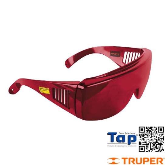 Imagen de LENTES SEGURIDAD P LÁSER ROJO TRUPER