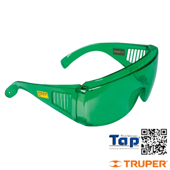 Imagen de LENTE SEGURIDAD P LASER VERDE TRUPER