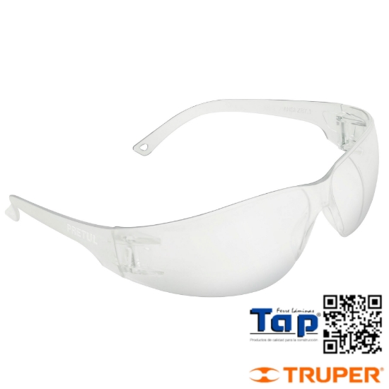 Imagen de LENTE SEGURIDAD TRANSP PRETUL LITE