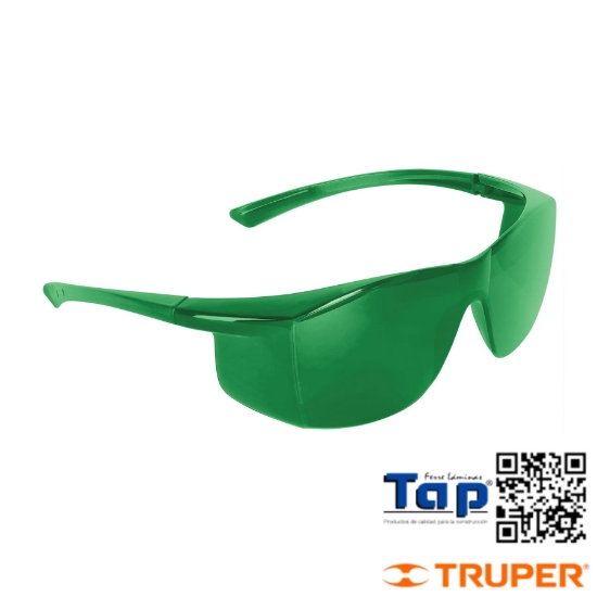 Imagen de LENTE SEGURIDAD VERDE TRUPER ULTRALITE
