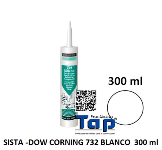 Imagen de SISTA -DOW CORNING 732 BLANCO  300 ml