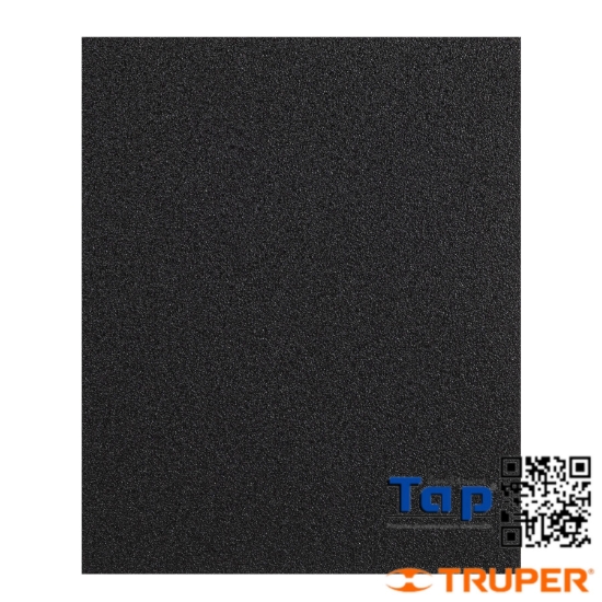 Imagen de LIJA ESMERIL NEGRA GRANO  50 OXIDO ALU TRUPER