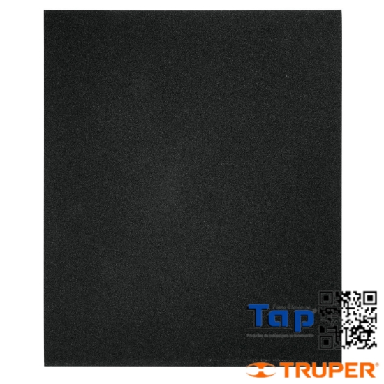 Imagen de LIJA ESMERIL NEGRA GRANO 120 OXIDO ALU TRUPER