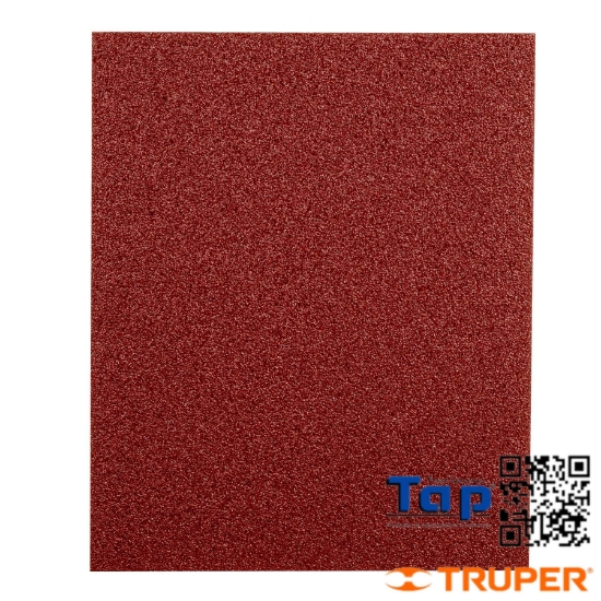 Imagen de LIJA ESMERIL ROJA GRANO  50 OXIDO ALU TRUPER