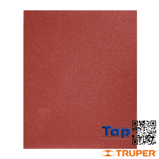 Imagen de LIJA ESMERIL ROJA GRANO 100 OXIDO ALU TRUPER