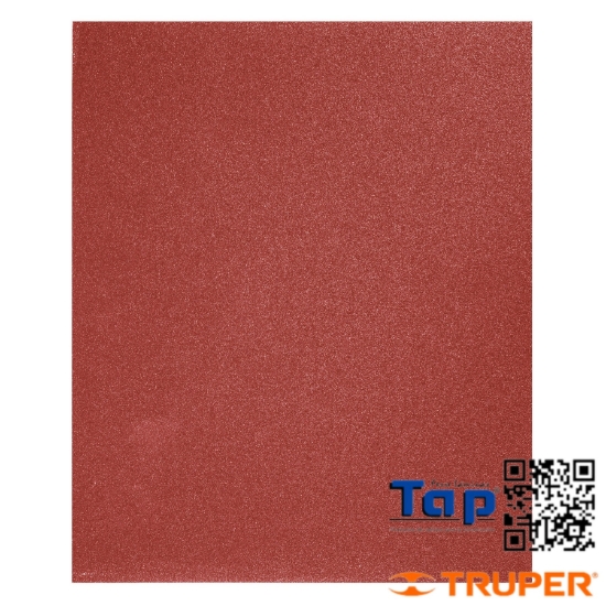 Imagen de LIJA ESMERIL ROJA GRANO 120 OXIDO ALU TRUPER