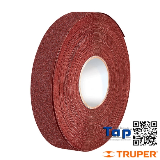 Imagen de LIJA P PLOMERO GRANO 120 ANCHO 038 1-1/2" ROLLO 45M