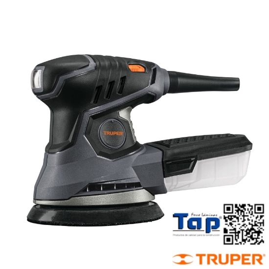 Imagen de LIJADORA ROTO ORBITAL 125 5" 260 W INDUST TRUPER