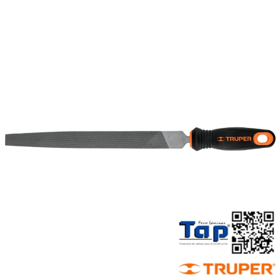 Imagen de LIMA PLANA BASTARDA 250 10" C MANGO DOBLE INYEC TRUPER