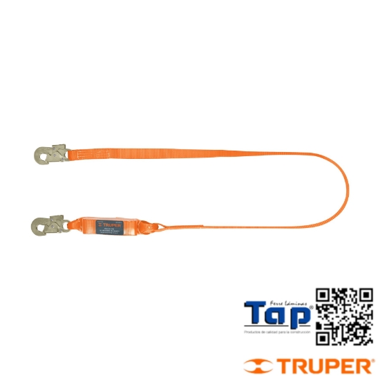 Imagen de LINEA VIDA 1.8M CINTA POLIESTER C ABSORBEDOR IMPACTO