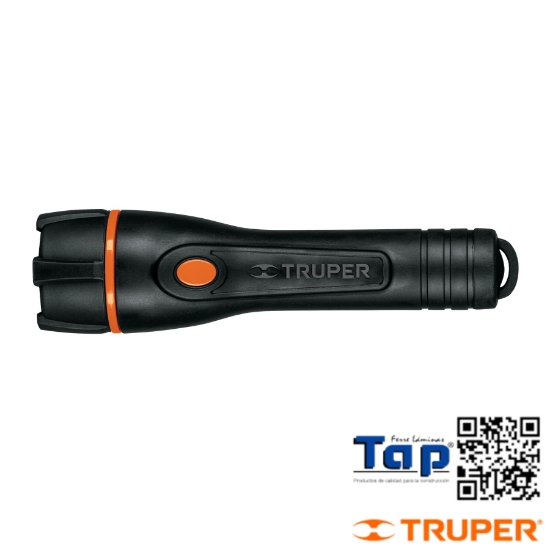 Imagen de LINTERNA  PCO 1 LED  80 LM C 2 PILAS AA TRUPER