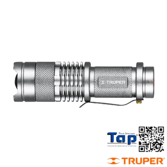 Imagen de LINTERNA ALU 1 LED 40 LM C 1 PILA AA TRUPER