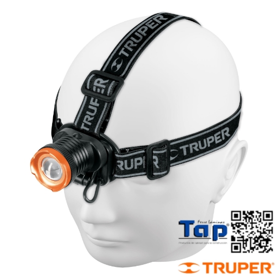 Imagen de LINTERNA MINERO 1 LED  80 LM RECARGABLE TRUPER